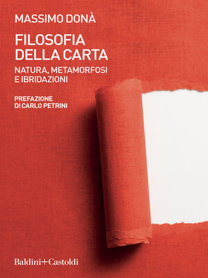 cover image of Filosofia della carta